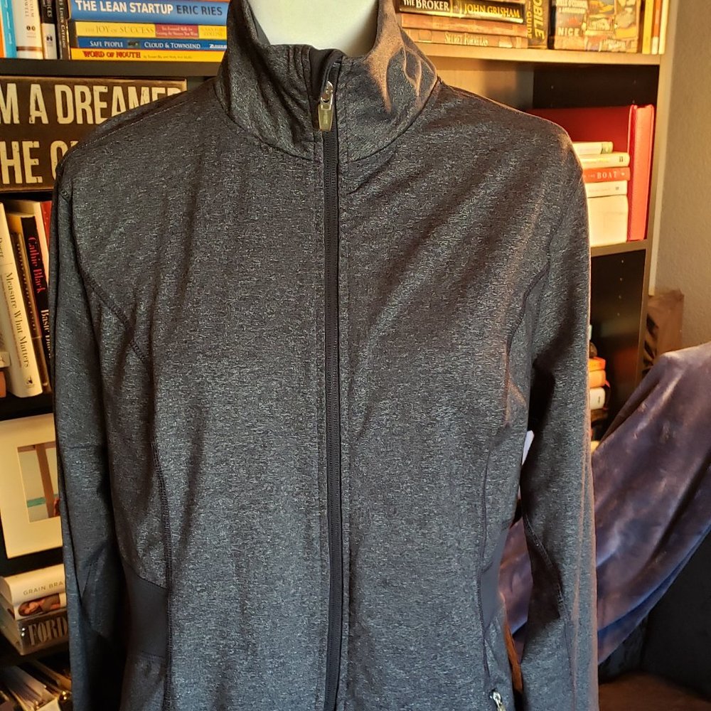 Old Navy Charcoal Grey XL Zip Running Shirt